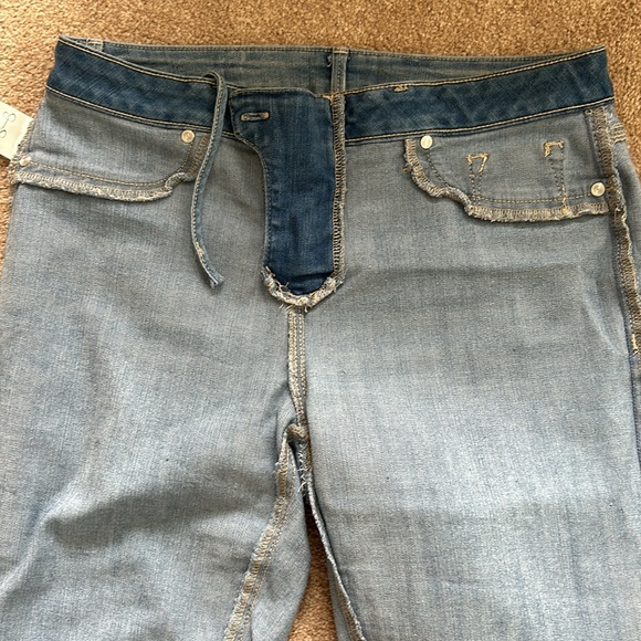 Jessica Simpson Kiss Me Lace Up Ankle Jeans - Picture 11 of 13